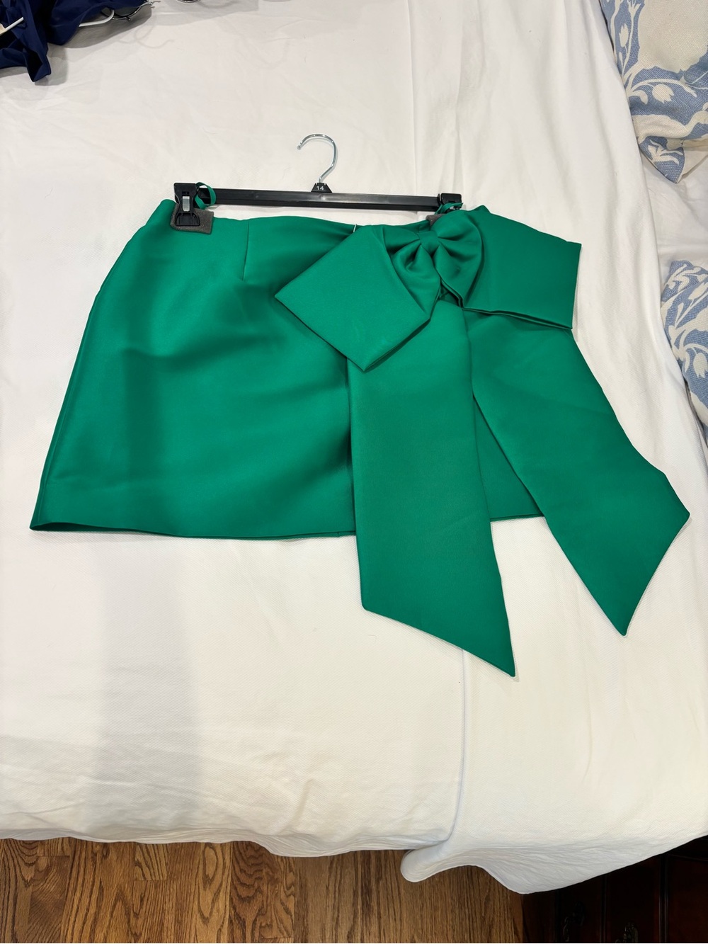 ANTONIO MELANI Emerald Green Mini Skirt